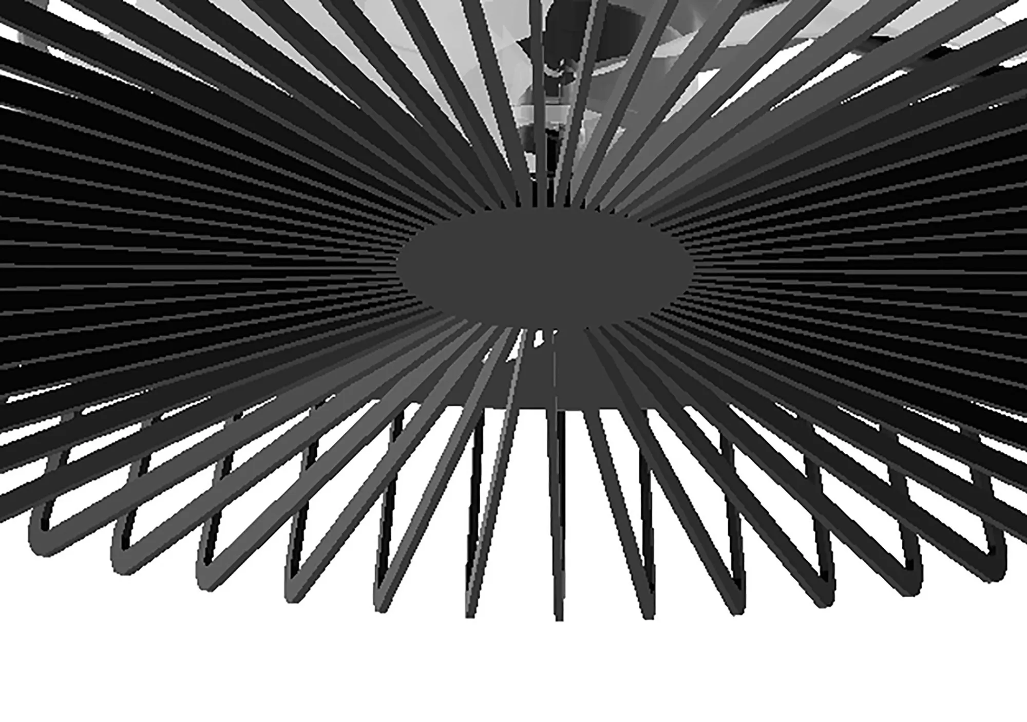 Himalaya 70W LED Dimmable Ceiling Light & Fan, Remote / APP / Voice Controlled Black M7121  Mantra Ventilacion Himalaya